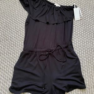 Ella moss black romper
